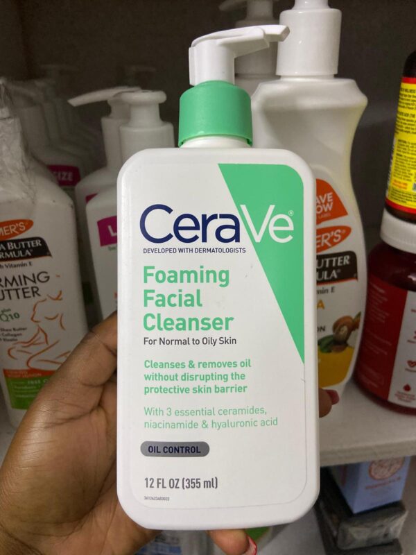 Cerave foaming facial cleanser