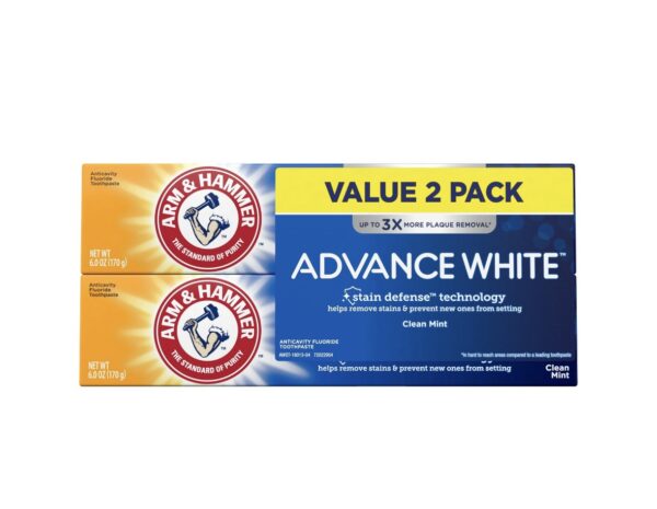 Arm & hammer dentifrice blanchissant pack de 2