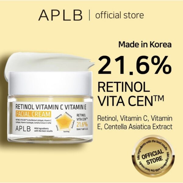 APLB Retinol, vitamine C et vitamine E creme visage