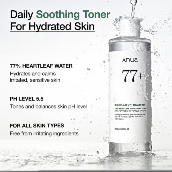 Anua toner heartleaf 77%