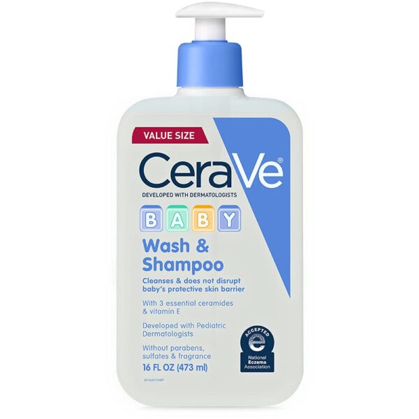Cerave baby gel douche et shampoo 2 en 1