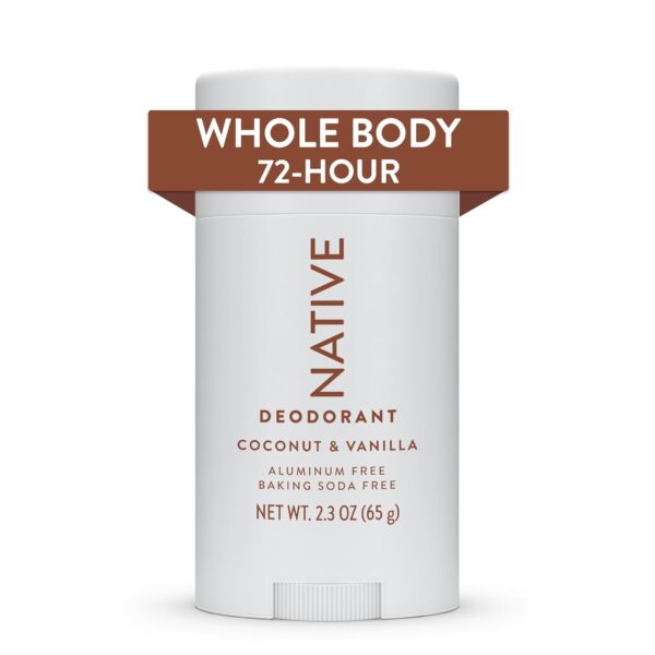 Native Whole Body Deodorant Stick – Coconut & Vanilla – Aluminum Free
