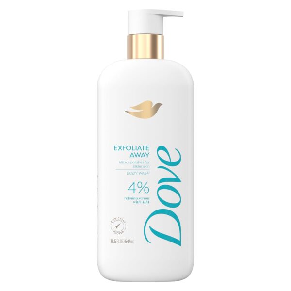 Dove Body Wash Exfoliate Away