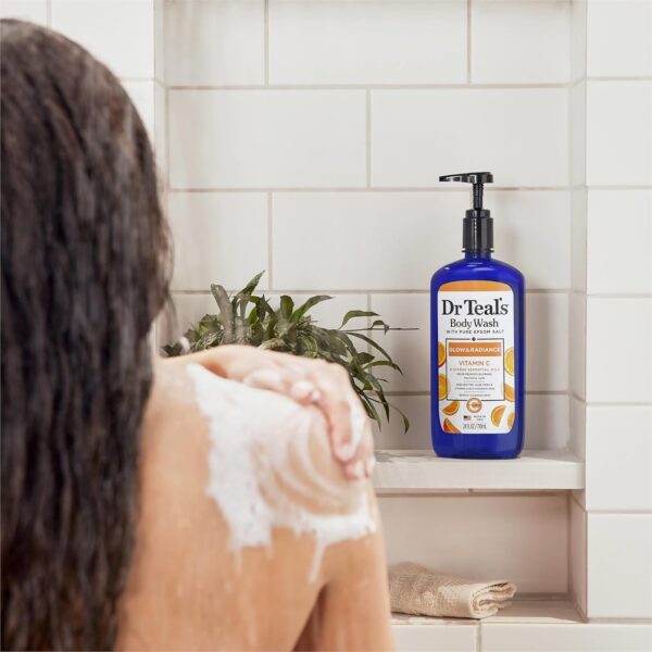 Dr Teal’s Body Wash Glow & Radiance – Vitamine C & Agrumes