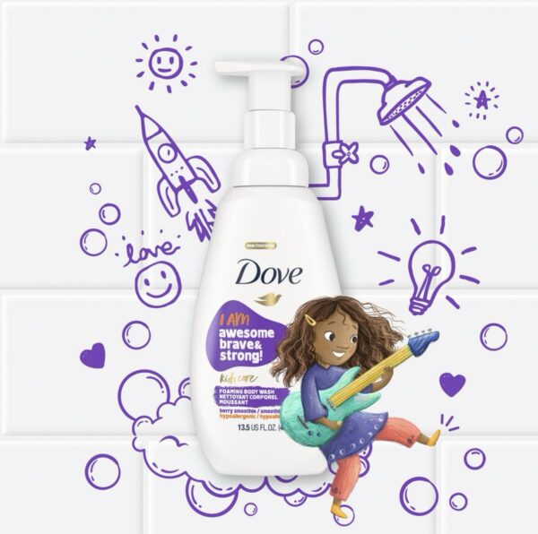 Dove Kids Care Foaming Body Wash berry smoothie