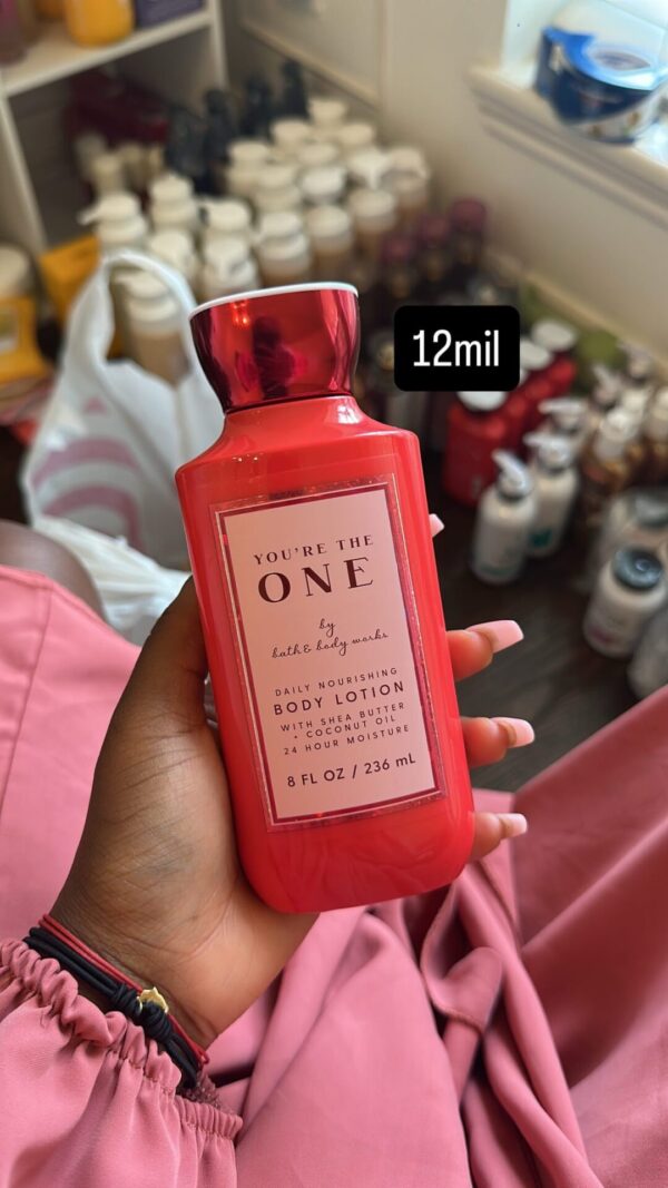 You’re the one body lotion