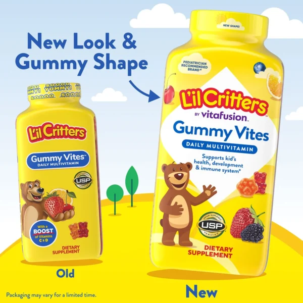 L’il Critters Gummy Vites Multivitamines Complètes pour enfants