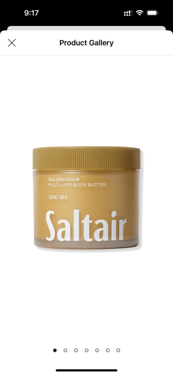 Saltair golden hour body butter