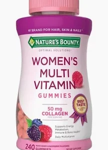 Nature's Bounty Women's Multi Vitamin Gummies with 50 mg Collagen
