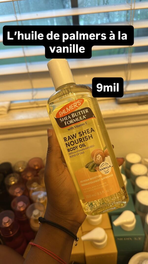 Palmer’s Huile Corps au Beurre de Karité – Parfum Vanille