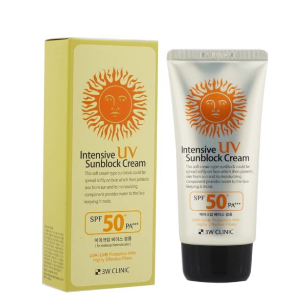 3W Clinic – Crème Solaire Intensive SPF50+/PA+++