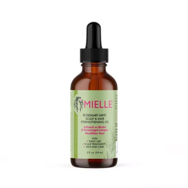 Mielle Organics – Huile Fortifiante au Romarin & Menthe pour le Cuir Chevelu et les Cheveux
