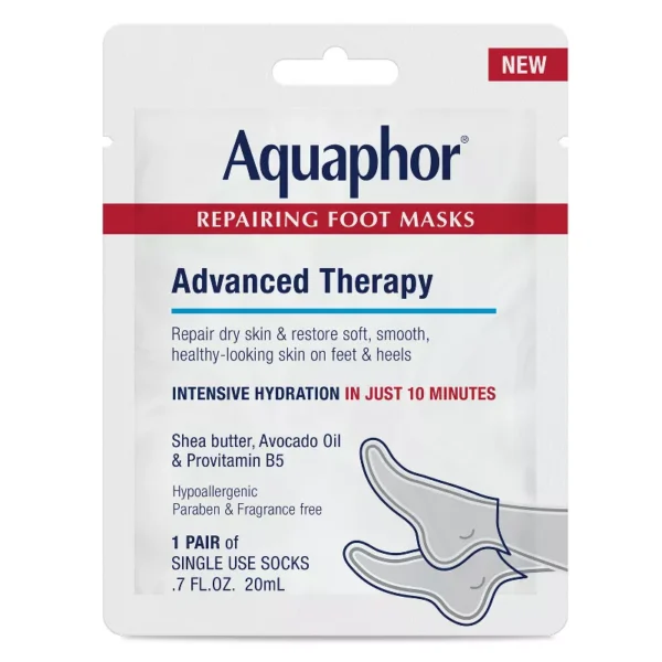 Aquaphor – Masque Réparateur Pieds Advanced Therapy
