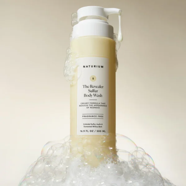 Naturium – Gel Douche Corps au Soufre Purifiant The Revealer