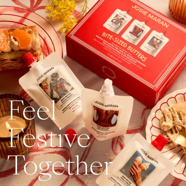 Josie Maran – Coffret Cadeau Mini Beurres Corporels Fouettés (Bite-Sized Butters 3-Pièces)