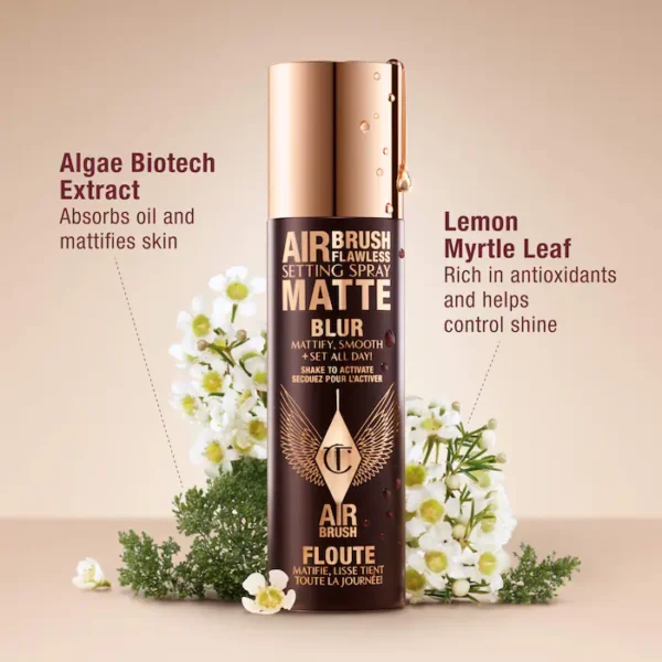 Charlotte Tilbury – Spray Fixant Airbrush Flawless (Mat, Flouteur & Waterproof)100mL