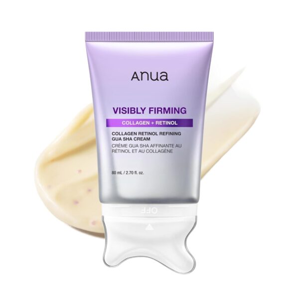 ANUA – Crème Gua Sha Collagène & Rétinol Raffermissante (Cou & Décolleté)