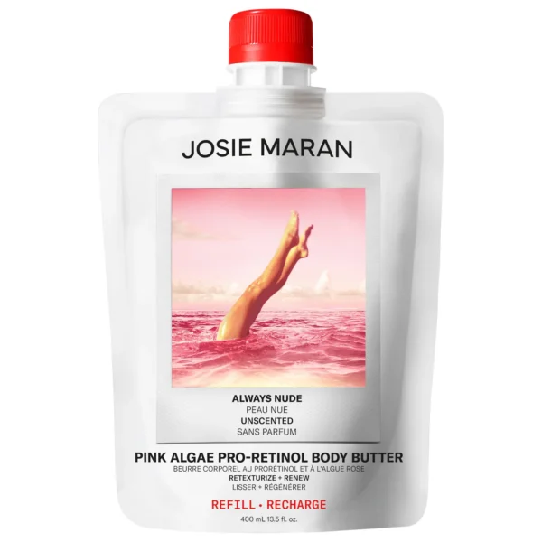 Josie Maran – Beurre Corps Pink Algae Pro-Retinol Anti-Âge & KP