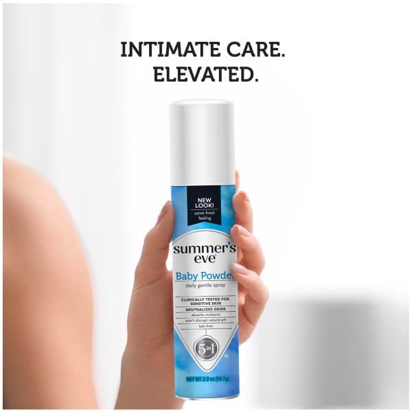 Summer’s Eve – Spray Déodorant Intime Baby Powder (2 oz)