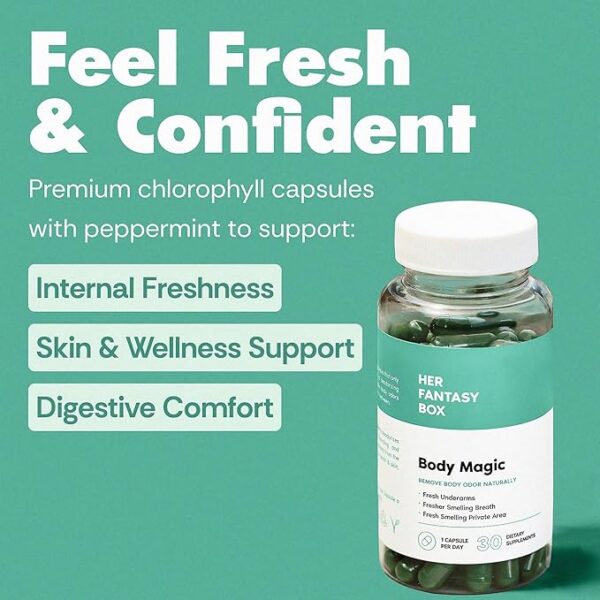 Her Fantasy Box – Capsules de Chlorophylle Body Magic (30 Capsules)
