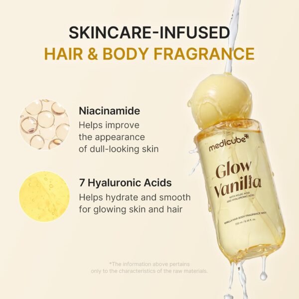 Medicube – Brume Parfumée Corps & Cheveux Glow Vanilla